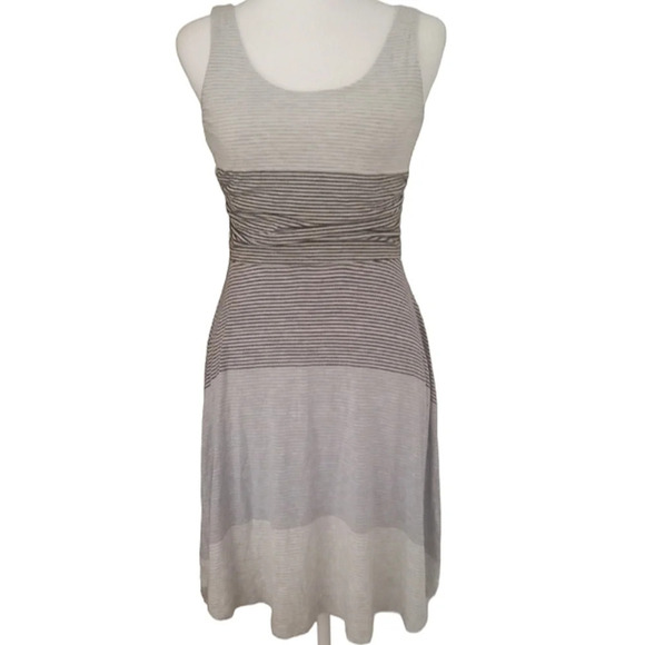 Athleta Santa Maria Tank Dress Striped Midi Length Athleisure Style Size XS - Picture 2 of 7